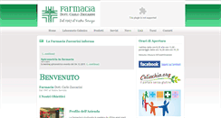 Desktop Screenshot of farmaciazuccarini.it
